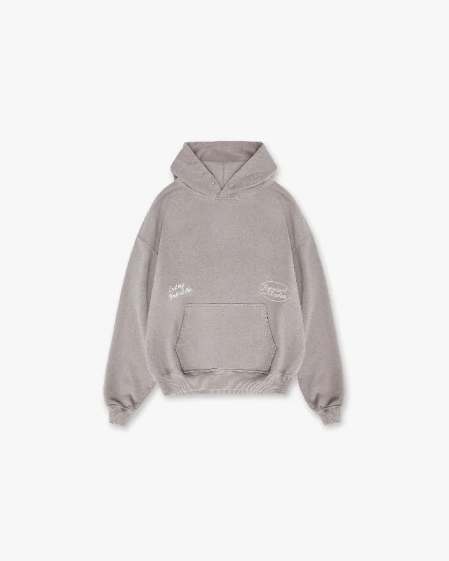 Chain Stitch Rodeo Hoodie - Mudstone