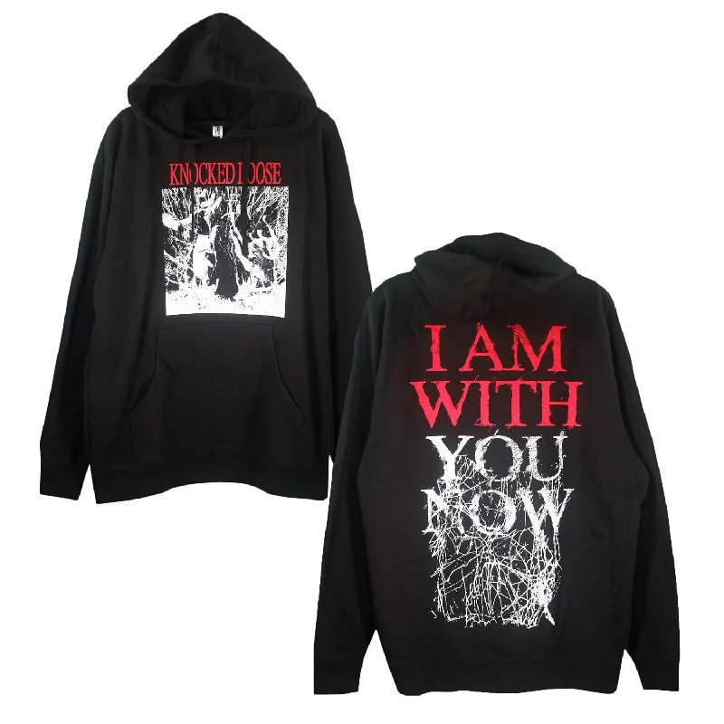 I Am With You Now Black - Pullover