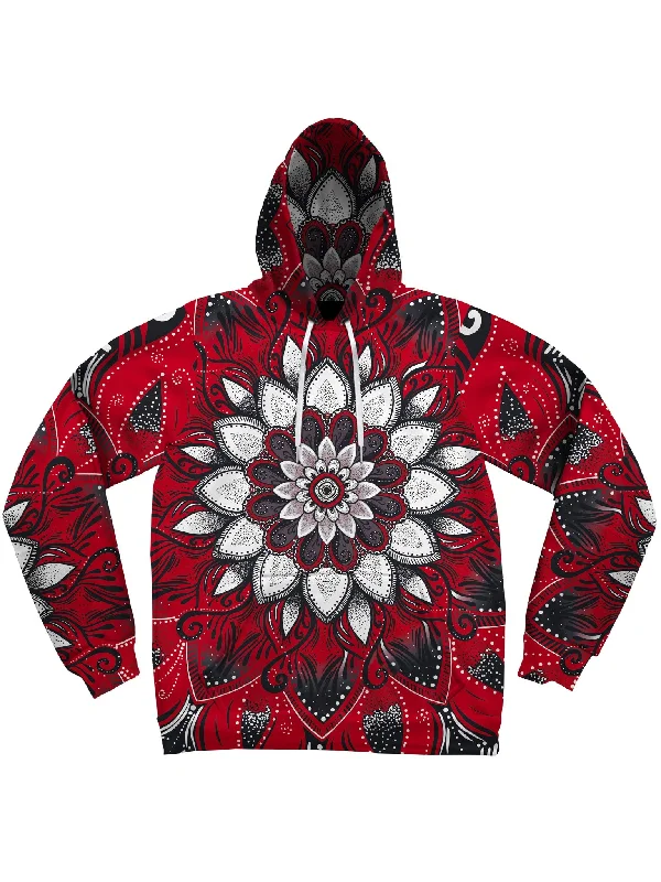 Rosebud (Red) Unisex Hoodie