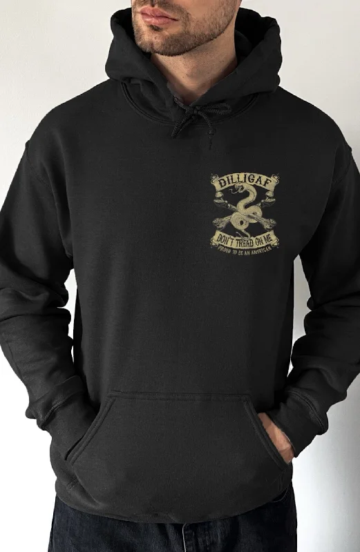 Simple Don't Tread Tan Snake Pullover Hoodie