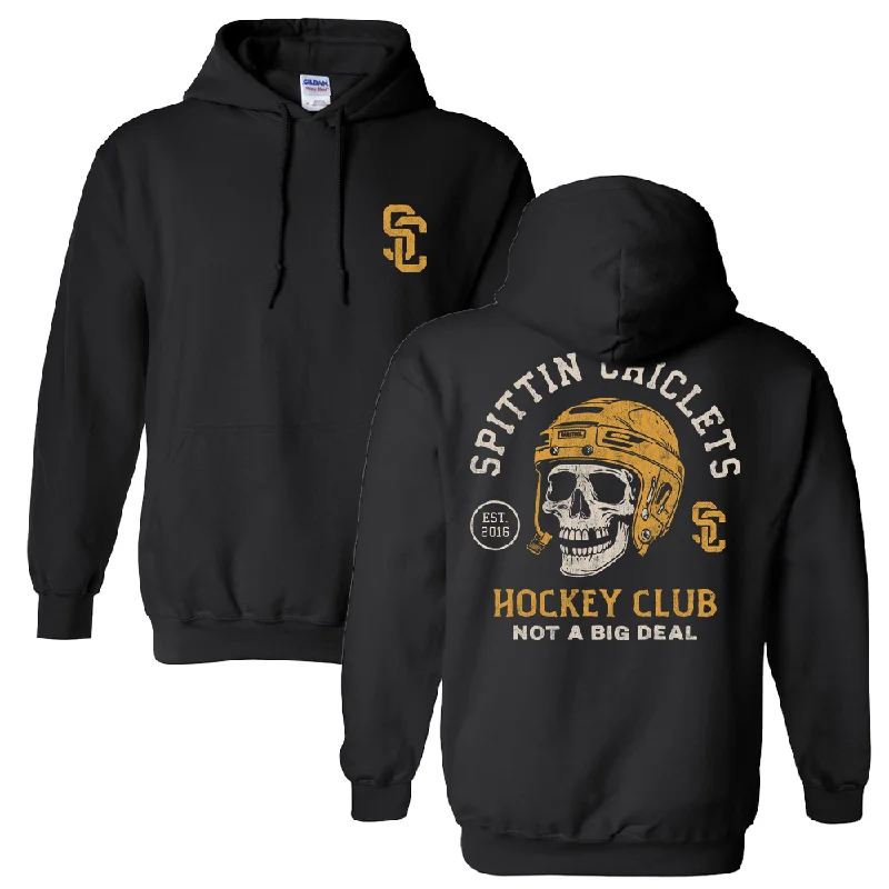 Spittin Chiclets Skull Helmet Hoodie