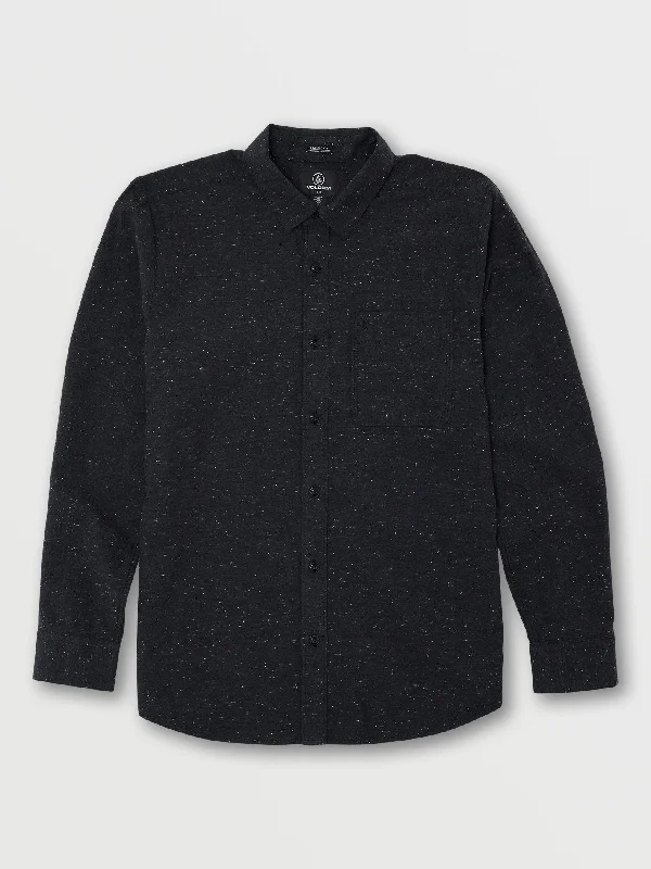 Date Knight Long Sleeve Shirt - Black