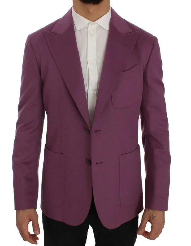 Dolce & Gabbana Elegant  Cashmere-Silk Blend Men's Blazer