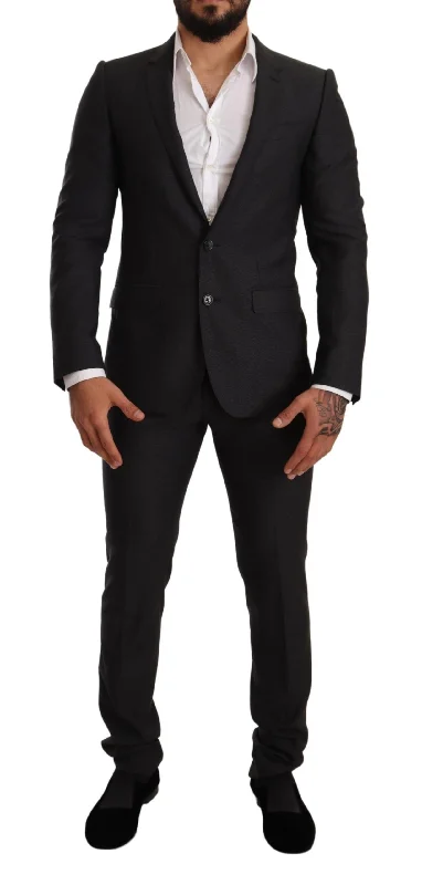 Dolce & Gabbana Elegant  Martini Wool Men's Suit