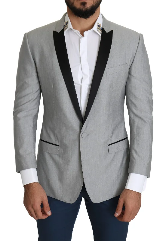 Dolce & Gabbana Elegant Silk Blend   Men's Blazer