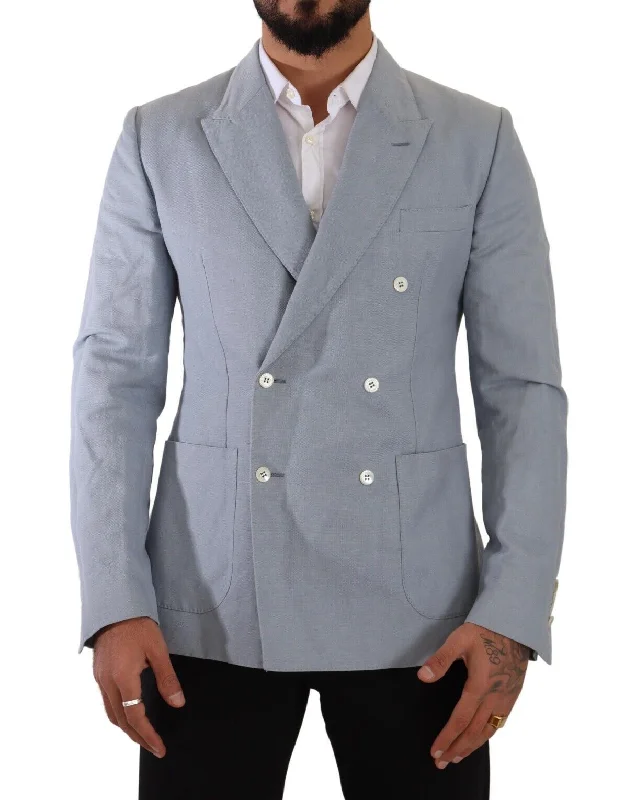 Dolce & Gabbana Elegant Slim Fit  Double Breasted Men's Blazer