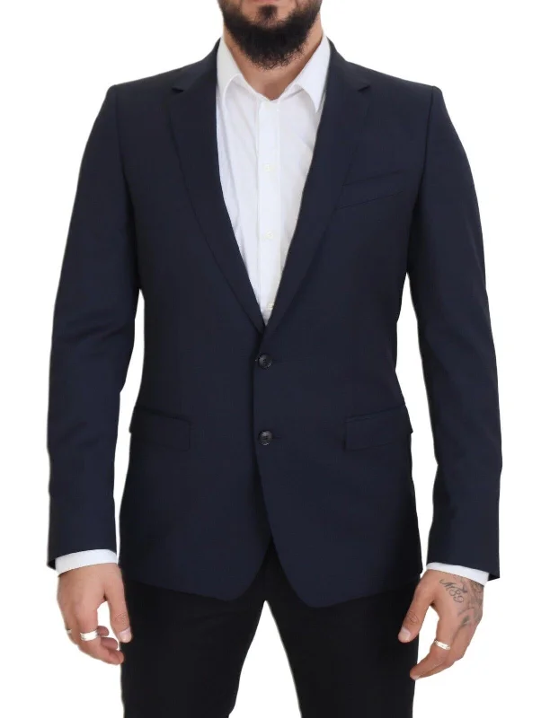 Dolce & Gabbana Elegant   Slim Fit Wool Men's Blazer