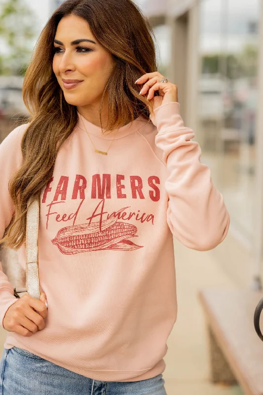 Farmers Feed America Graphic Crewneck