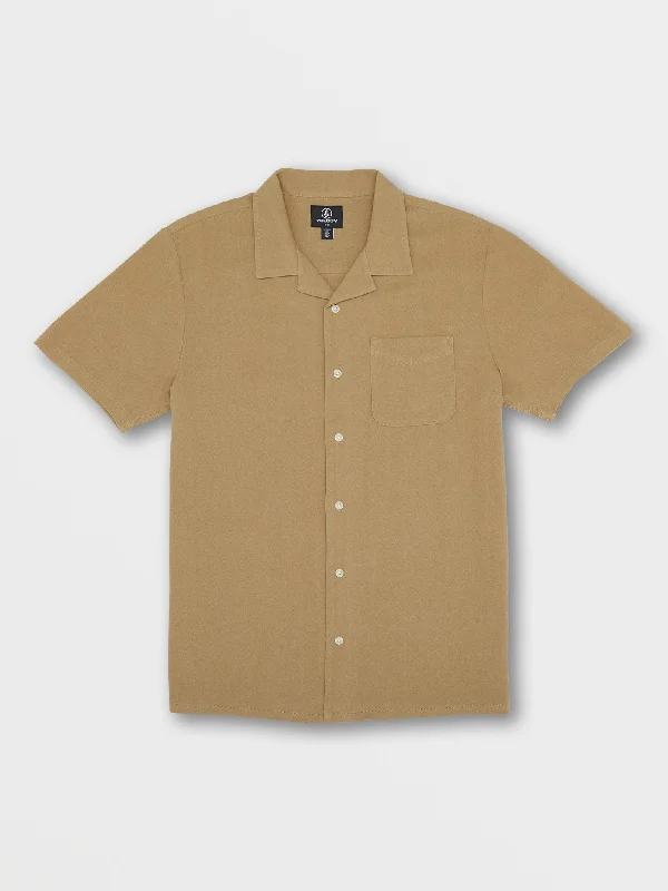 Hobarstone Short Sleeve Shirt - Sand Brown