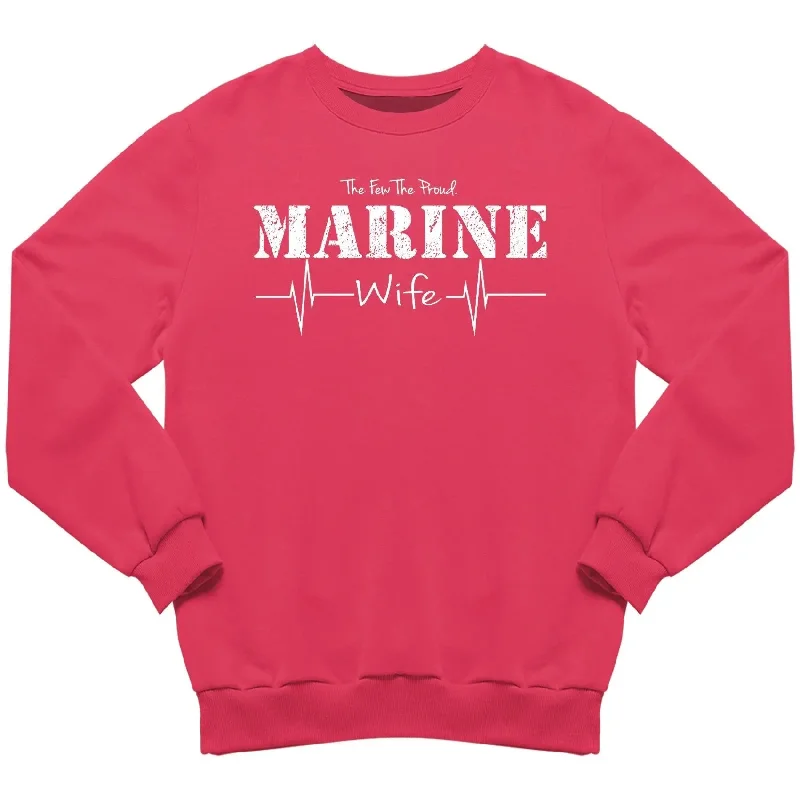 The Few The Proud Marine Wife Sweatshirt