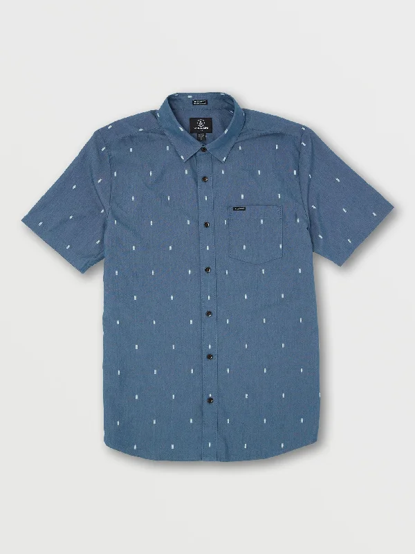 Salford Short Sleeve Shirt - Marina Blue