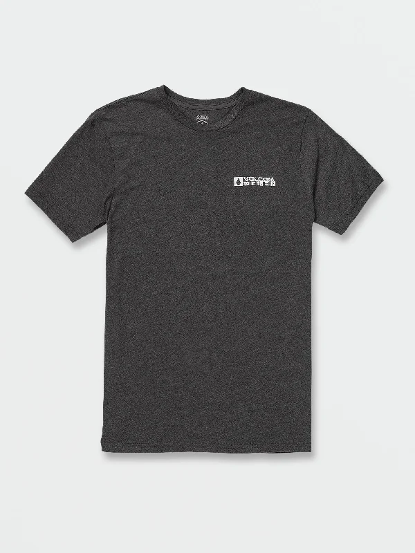 Slider Short Sleeve Tee - Dark Black Heather