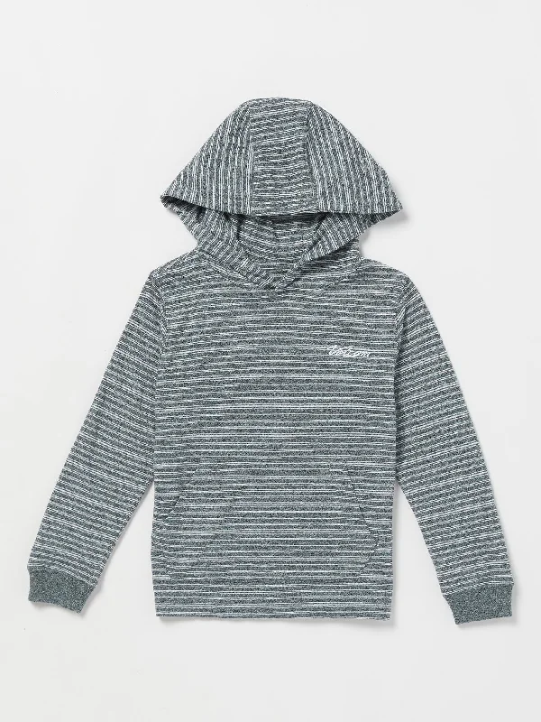 Little Boys Static Stone Hooded Long Sleeve Shirt - Navy