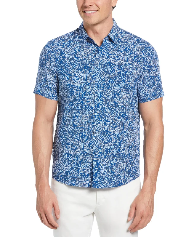 All-Over Paisley Print Shirt