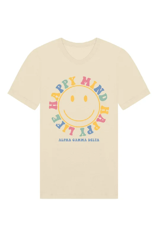 Alpha Gamma Delta Happy Mind Tee