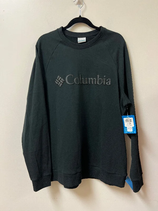 Athletic Sweatshirt Crewneck By Columbia In Black, Size: Xl