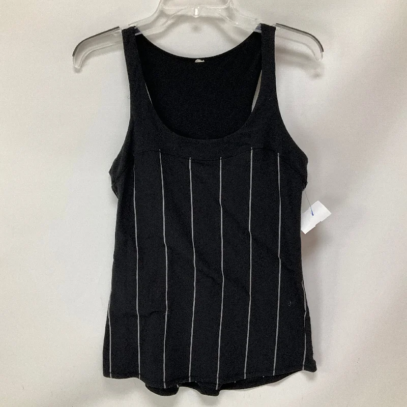 Athletic Tank Top By Lululemon In Striped Pattern, Size: S