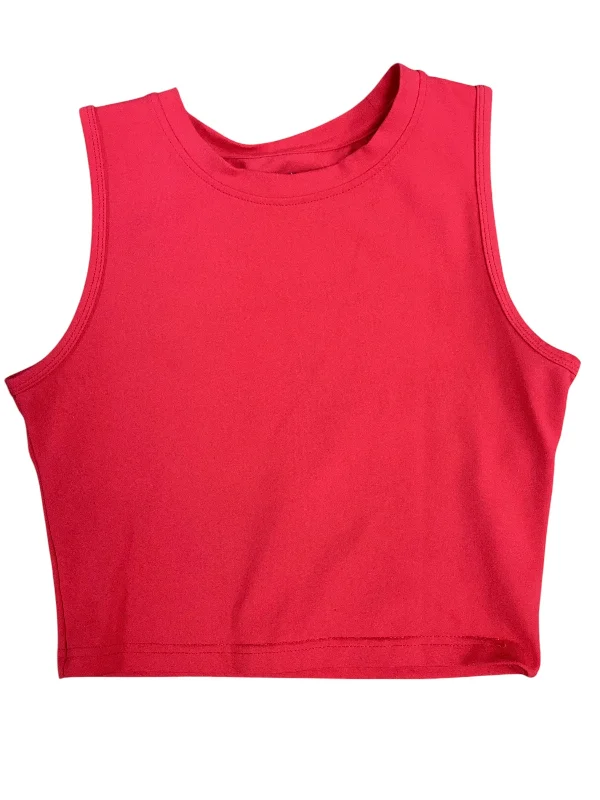 Athletic Tank Top By Zyia In Red, Size: S