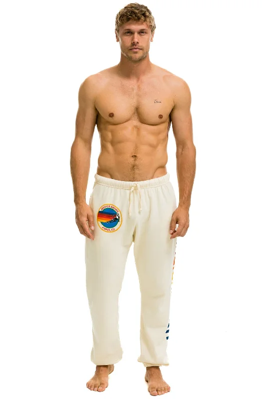 AVIATOR NATION ASPEN SWEATPANTS - VINTAGE WHITE