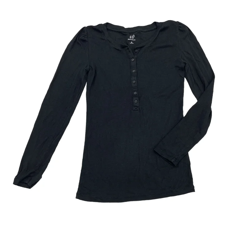 BLACK MAT TOP LS by GAP Size:XS