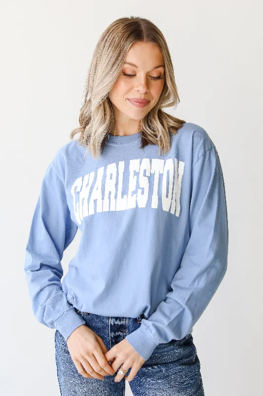 Blue Charleston Long Sleeve Tee