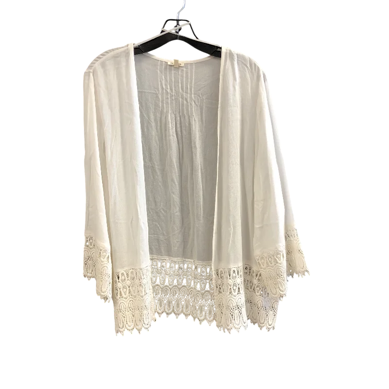 Cardigan By En Creme In White, Size: L