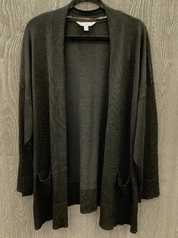 Cardigan By Terra & Sky In Black, Size: 2x