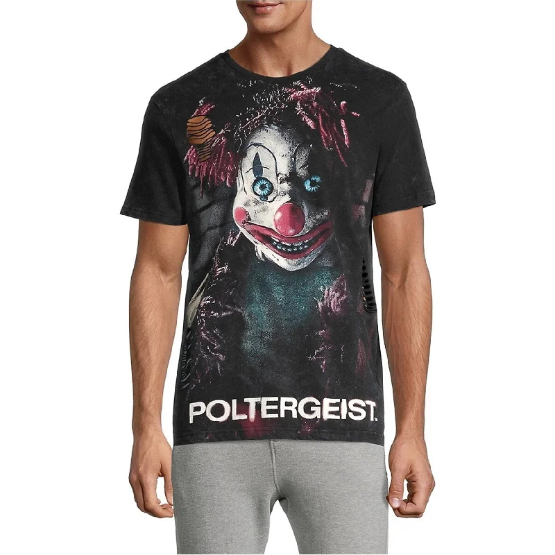 Elevenparis Mens Horror Clown Graphic T-Shirt