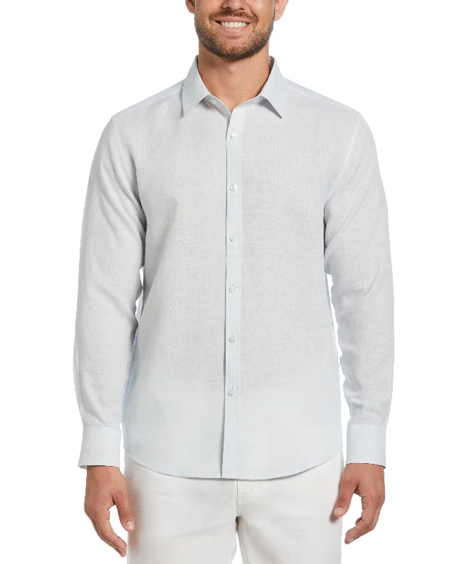 Travelselect™ Linen-Blend Long Sleeve Shirt