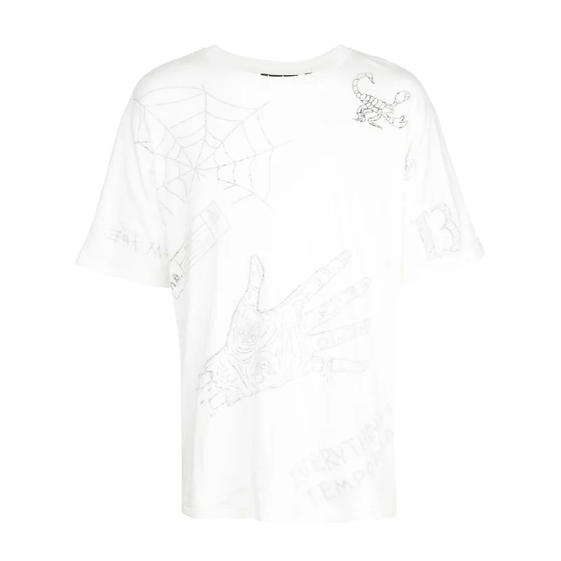 MIXED MANIA QUAD CUT TEE OFF-WHITE