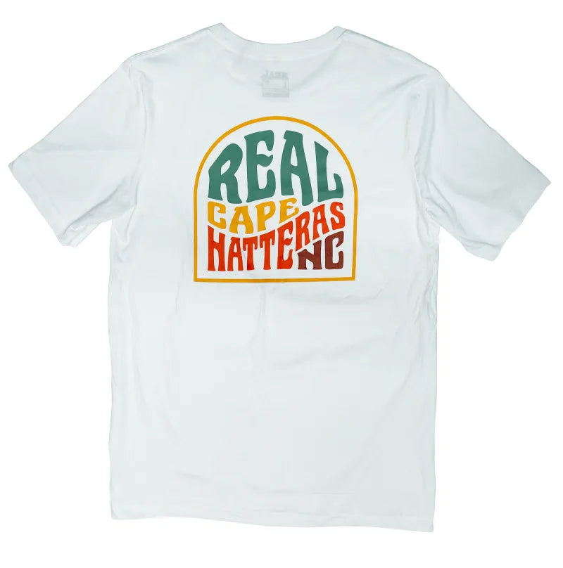 REAL Retro Badge Tee-White