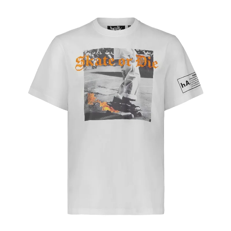 SKATE OR DIE TEE OFF WHITE