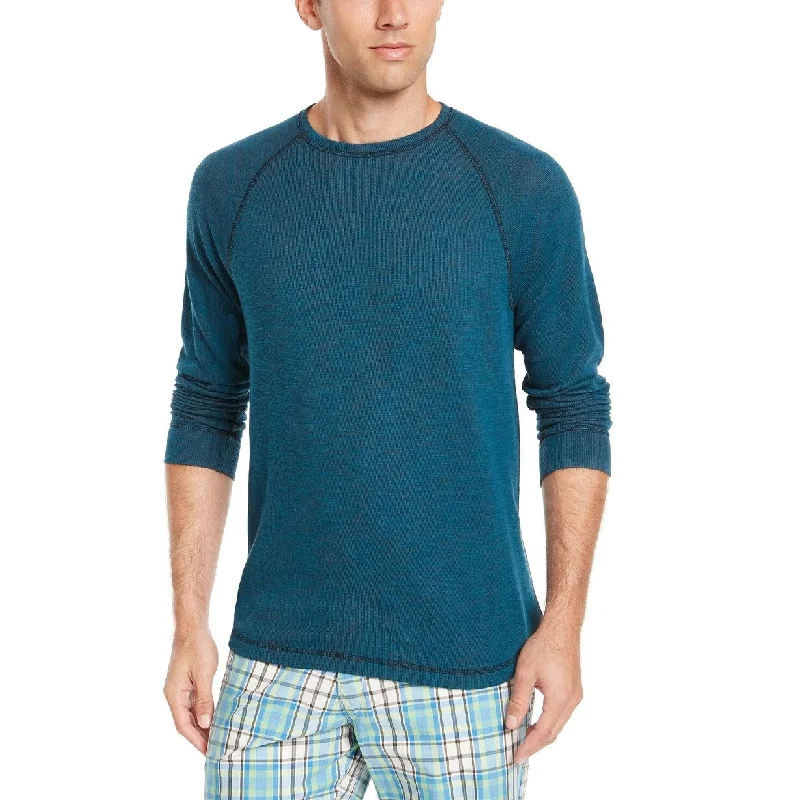 Tommy Bahama Men's Duncan Deux Crewneck Sweater Blue Size X-Large