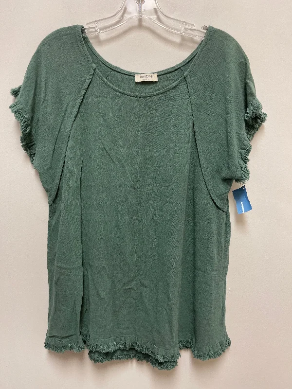 Top Short Sleeve By Umgee In Green, Size: S