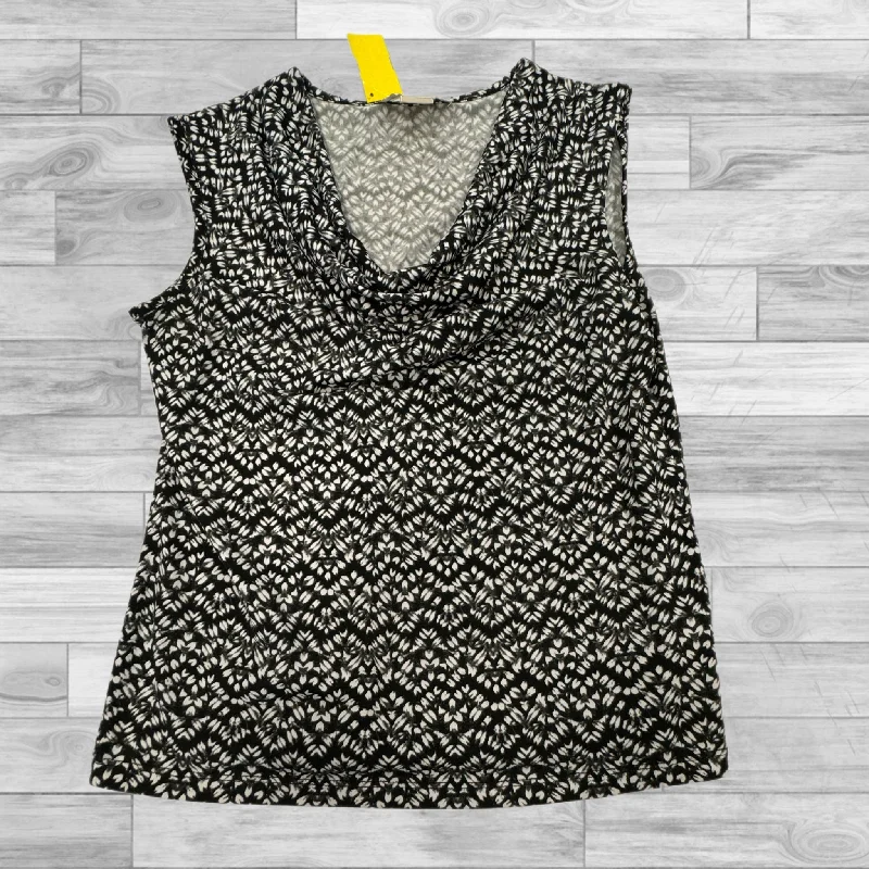 Top Sleeveless By Michael By Michael Kors In Black, Size: Petite  Medium