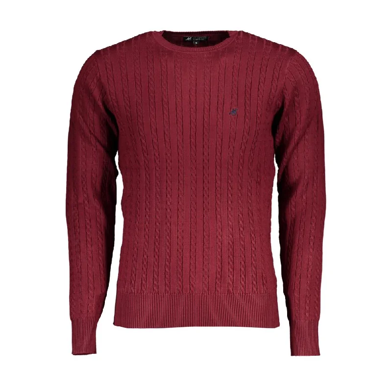 U.S. Grand Polo Chic  Embroide Crew Neck Men's Sweater