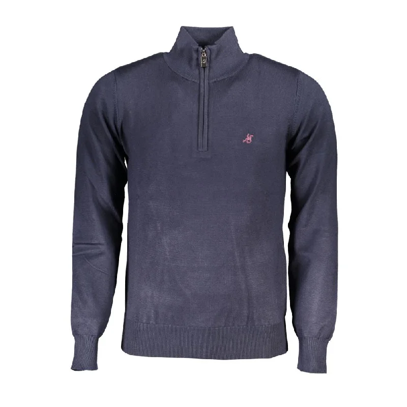 U.S. Grand Polo Elegant Half-Zip  Sweater with Embroide Men's Logo