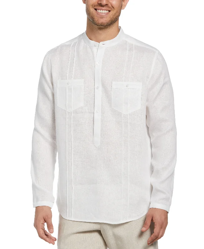 Two-Pocket Pintuck Popover Shirt