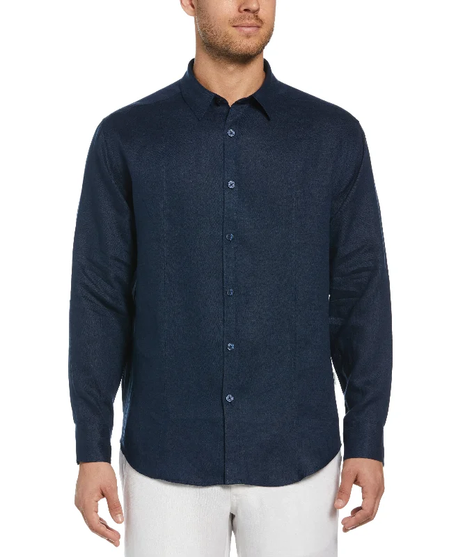 Solid Linen Sport Shirt