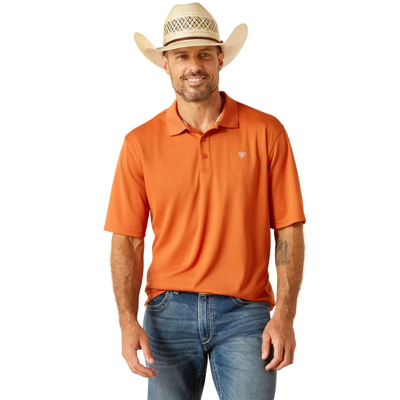 'Ariat' Men's Tek Polo - Foxes