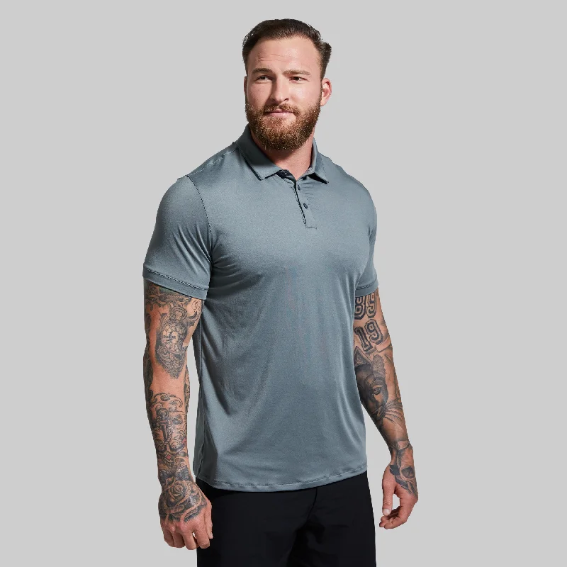 Athleisure Polo (Slate)