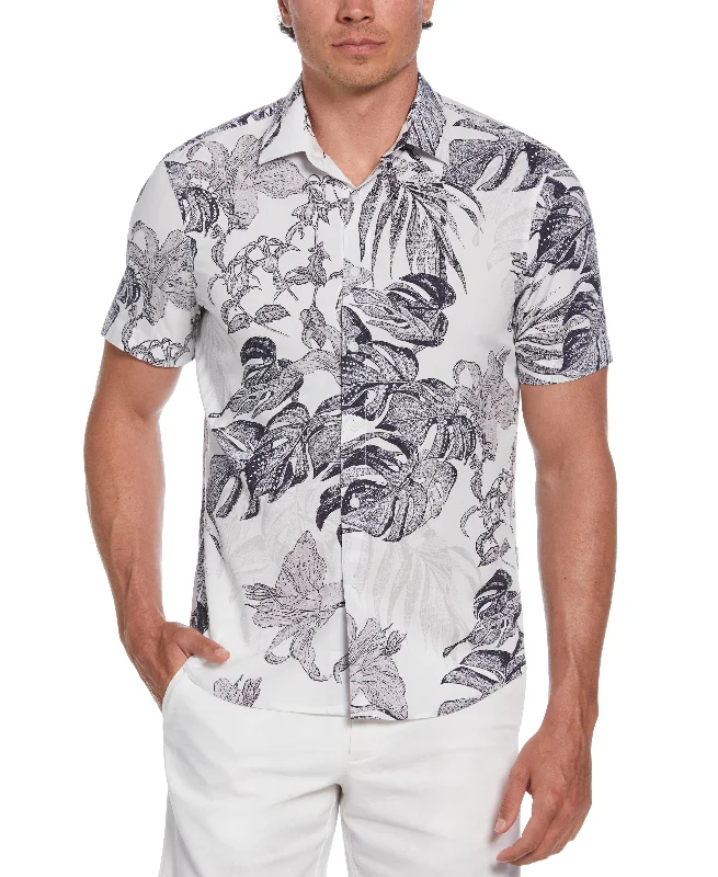 Exploded Botanical Print Shirt