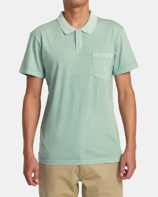 PTC Pigment Polo Shirt - Green Haze