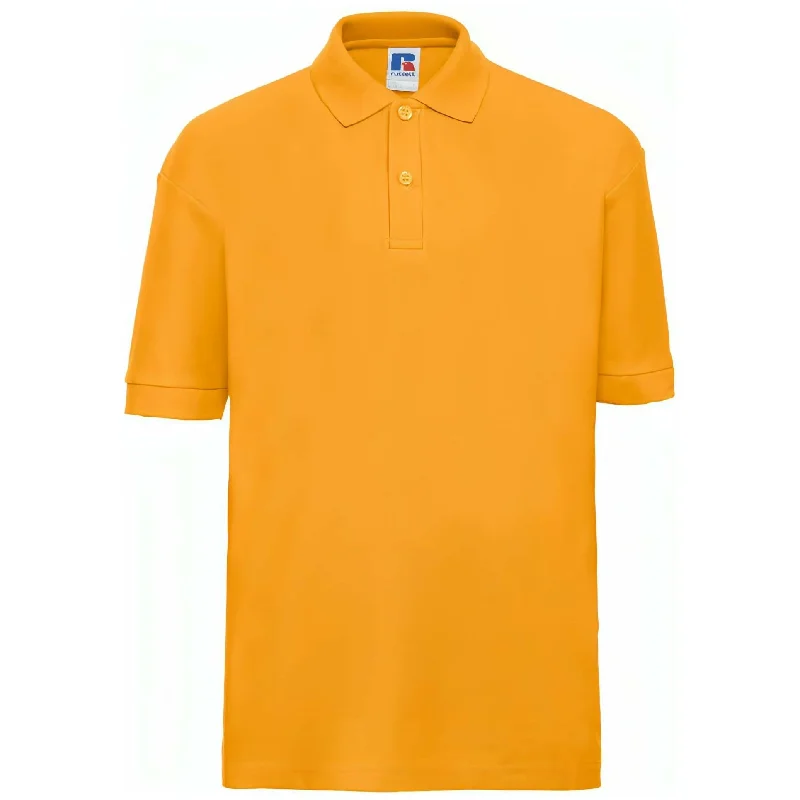 Russell Classic Short Sleeve Mens Polo Shirt - Orange