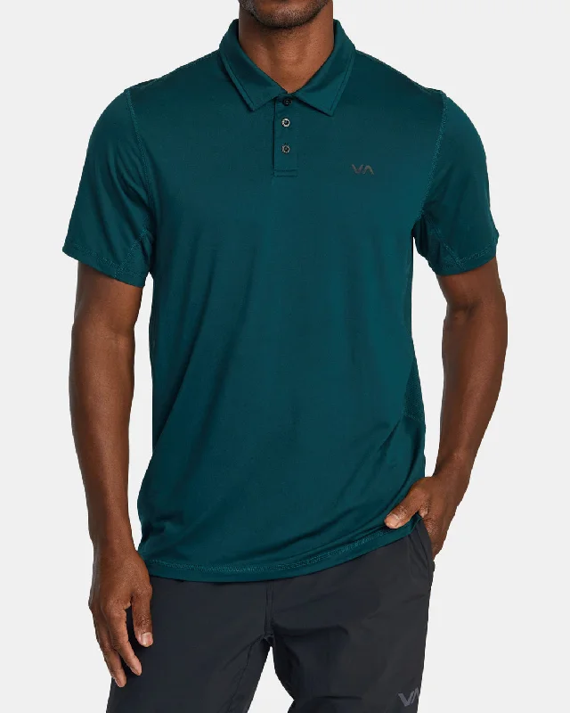 VA Sport Vent Technical Polo Shirt - Deep Sea