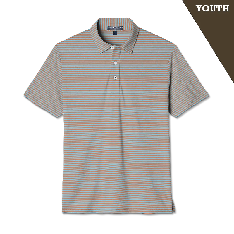 Youth Performance Polo Blue Coral