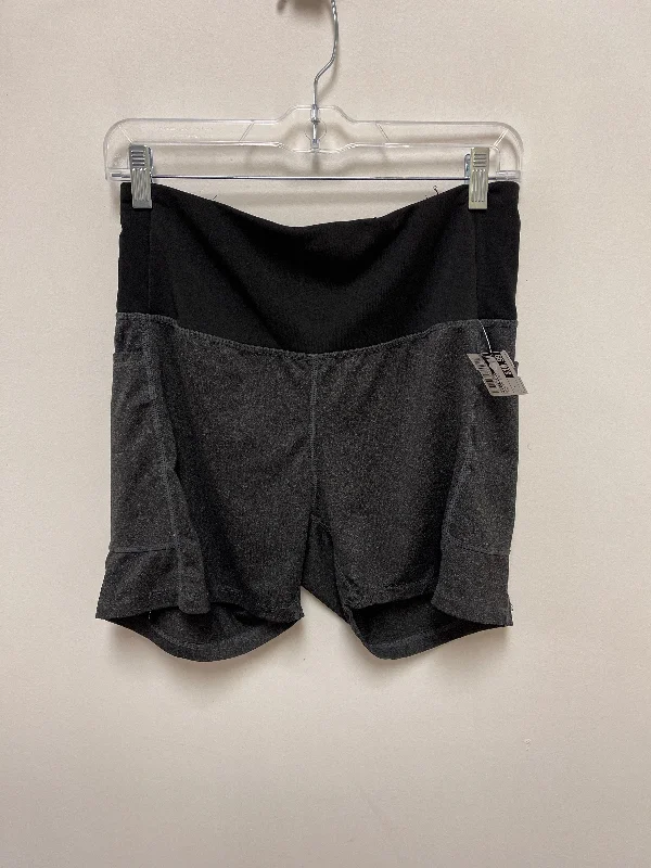 Athletic Shorts By Daisy Fuentes In Grey, Size: L