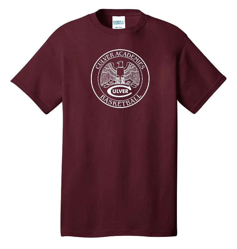 Culver Athletics Tees - Basketball - Maroon