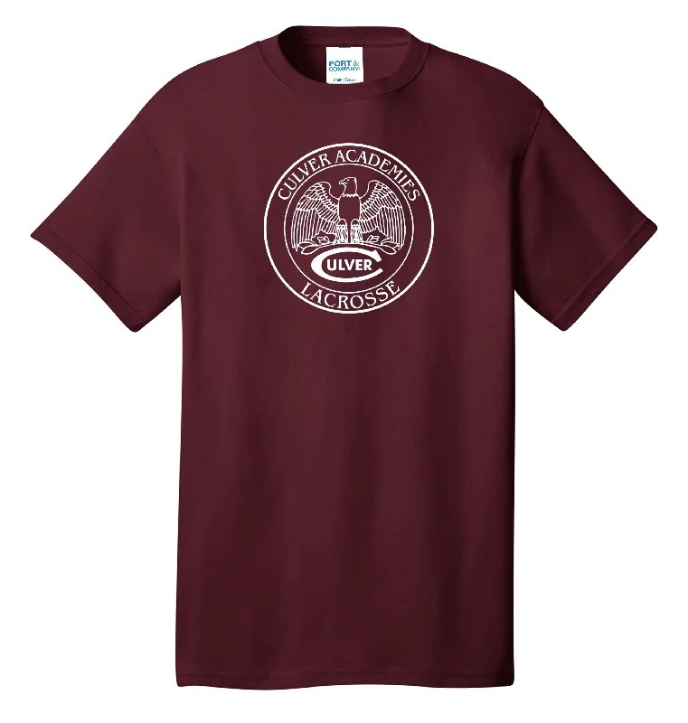 Culver Athletics Tees - Lacrosse - Maroon