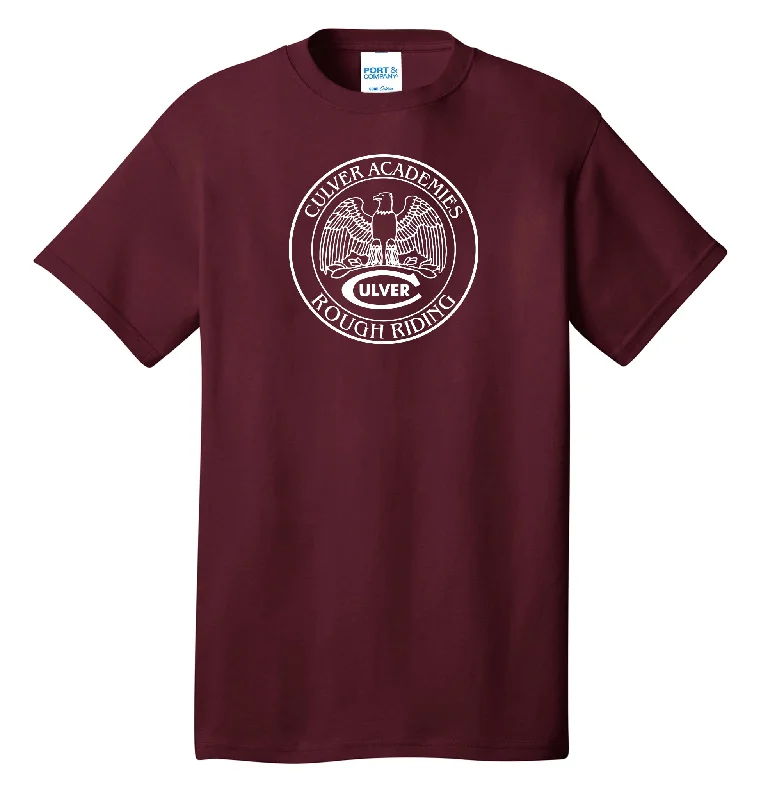 Culver Athletics Tees - Rough Riding - Maroon